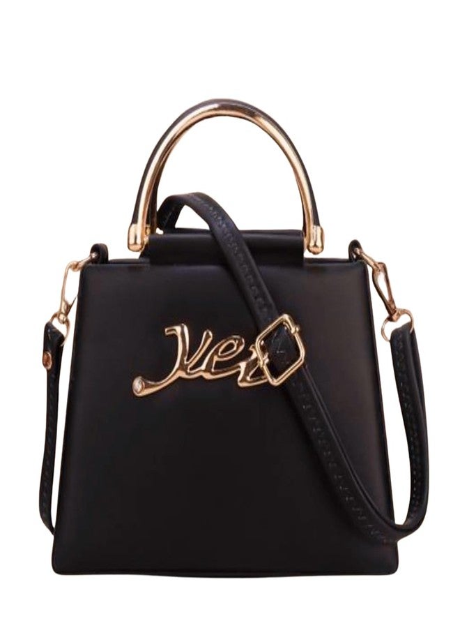 CULT FACTORY Latest Black Sling Bag For Woman Leather Side Bags For Women Stylish - Image 1